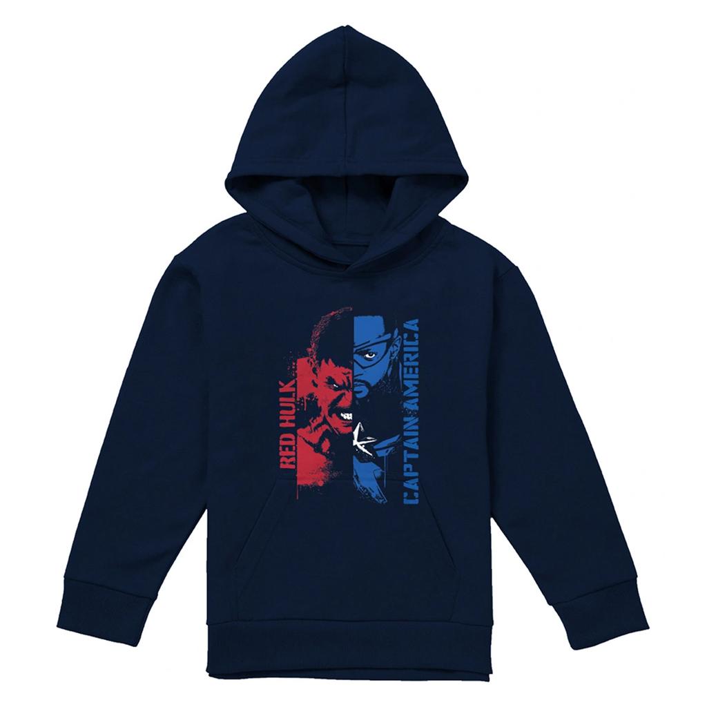 Captain America Childrens/Kids Hulk Graffiti Pull Over Hoodie