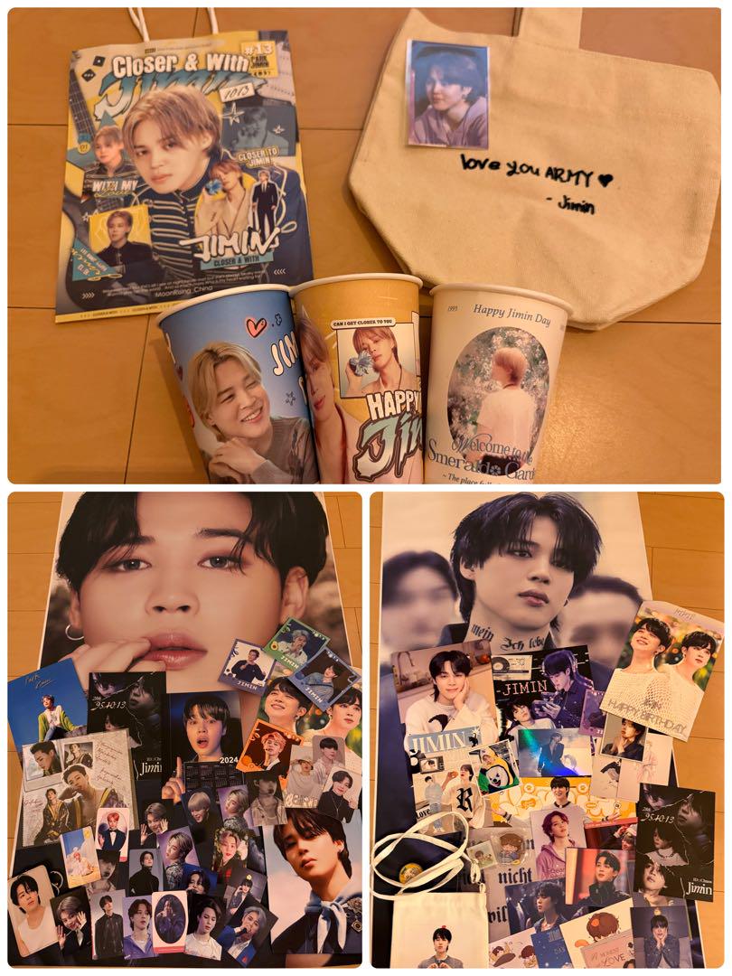 

[USED] BTS Jimin Korean Birthday Capho Poster Bag Pass Case