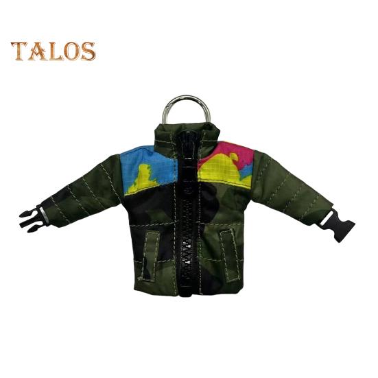 

Брелок с капюшоном, держите ключи в тепле, мини-куртка с пуховиком, брелок с застежкой-молнией, легкий брелок-подвеска, праздничный подарок армия зеленый