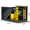 DlY Scene Car Garage Model Diecast Zinc Zinc Alloy Car Model Display Lighting Parking Lot  Assembly Toy