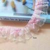 1Yard Double Layer Lace Bow Tie Applique Dly Handmade Decoration Clothing Skirt Hat Sewing Accessories