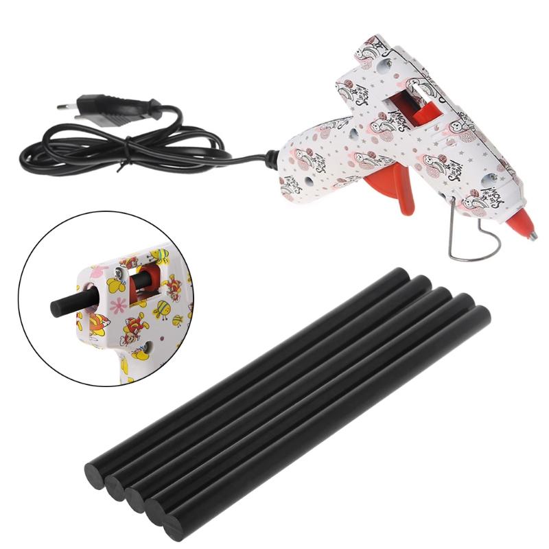 Tavné lepidlo v tyčince černé s vysokým lepidlem 7-11 mm Pro nářadí na opravu hraček pro kutily