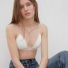 Sujetador Push Up Sin Espalda para Mujer Sujetadores de Gelatina Escote Bajo Sexy Plunge Sujetador Espalda Descubierta Ropa Interior de Boda Invisible Sin Costuras Profundo V Lencería