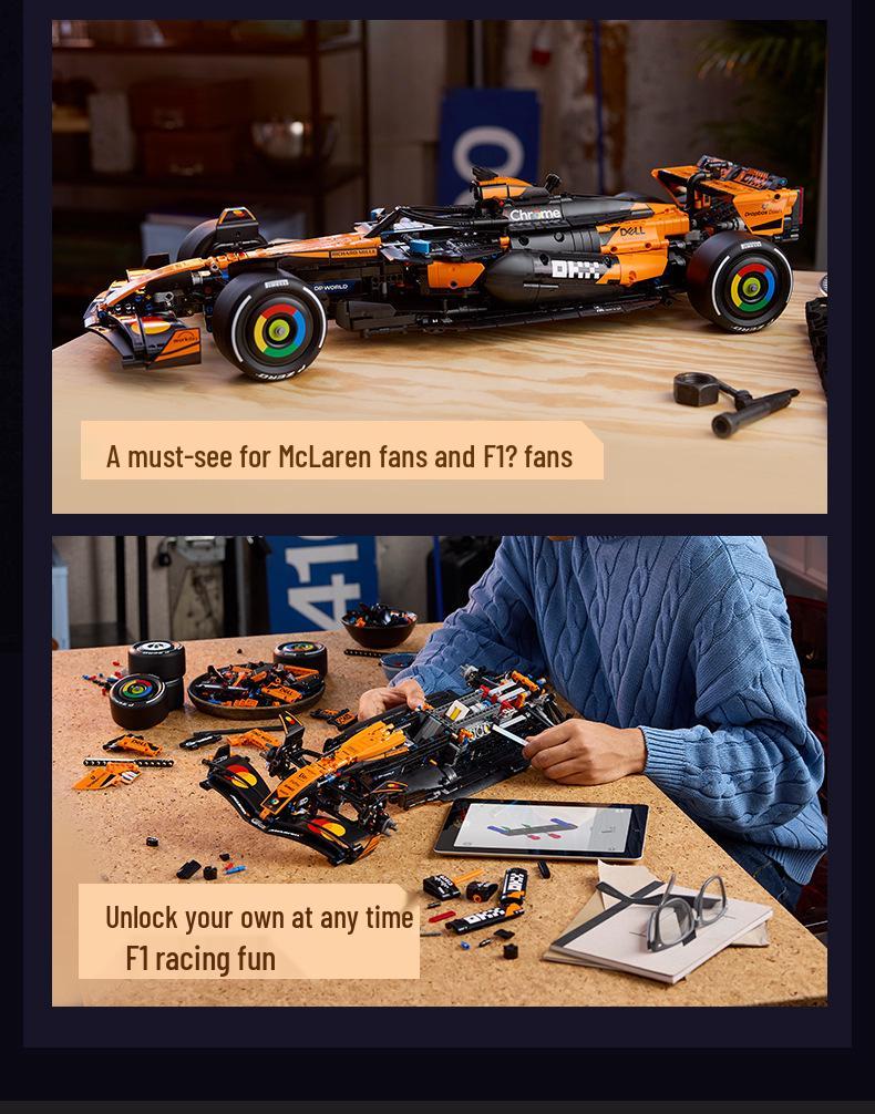 LEGO Technic McLaren F1 MCL38 Race Car Building Blocks Toy 42228