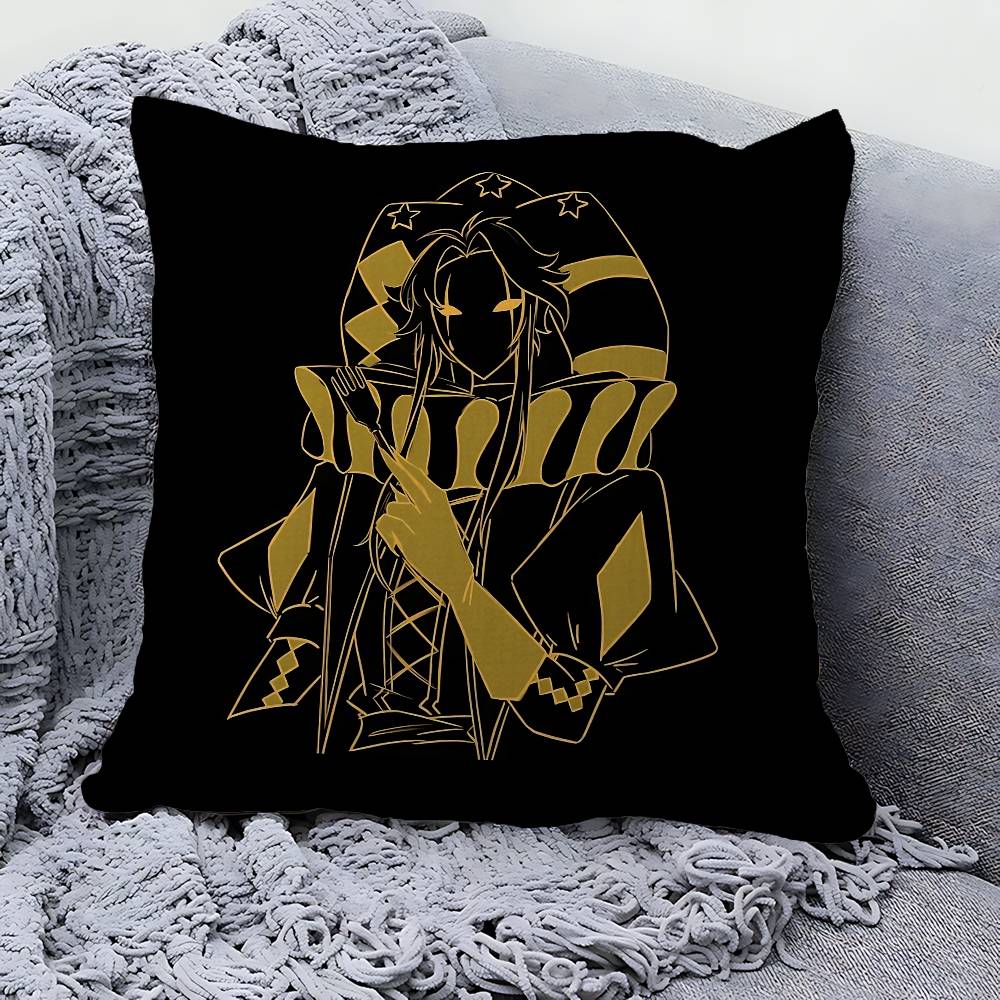 The Freak Circus Pierrot Pillow Gift Home Office Decoration Bedroom Sofa Car Cushion Cover Case 45X45