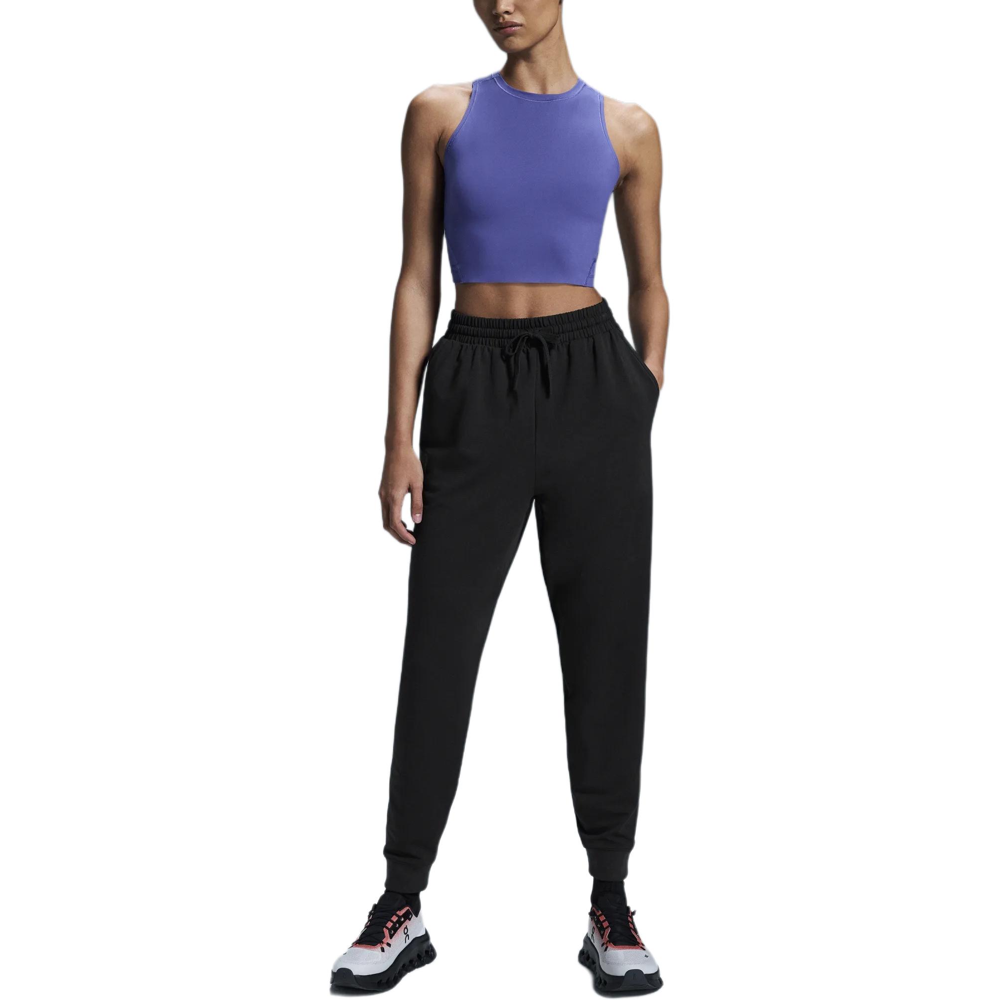 

On Movement Logo Comfortable Soft Lace-Up Knitted Sports Pants Women pants Black 1WE30040553 M