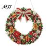 Strass Malerei Sonnenfänger Set Weihnachtskit, DIY Kunst mit Kunstperlen für Erwachsene Bastelbedarf für Anfänger, Acryl Weihnachten Schmuck Bastelmaterial