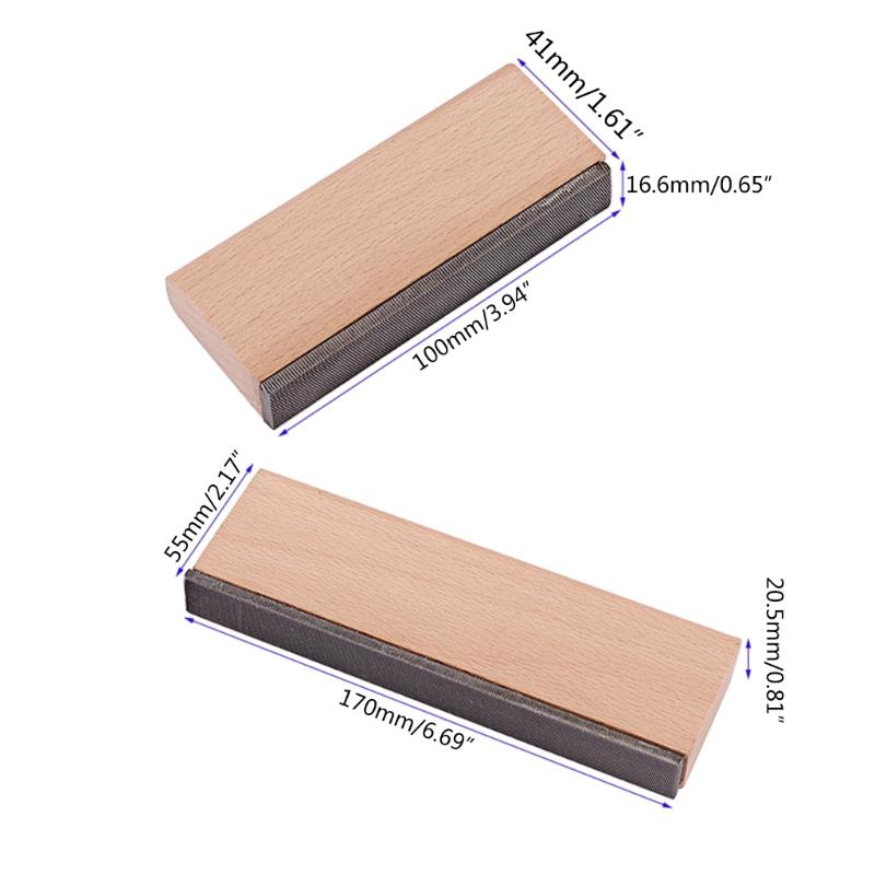 Guitar Fret Leveler File End Bevel File Sanding Blocks Fingerboard Sanding File