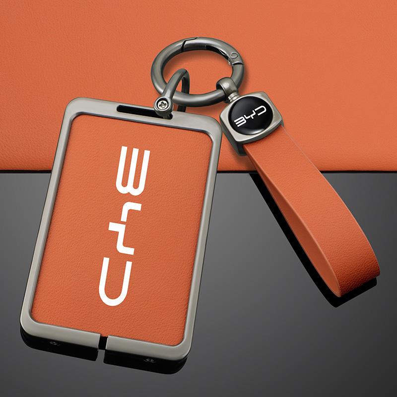 Car Smart NFC Card Key Case Cover Key Bag Shell Holder Protector For BYD Seal u Yuan Up Atto 3 Seagull Han EV Dmi mini Dolphin