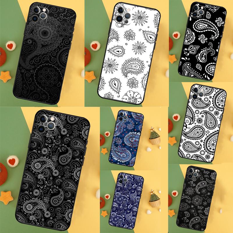 Bandana Seamless Pattern Case For Samsung Galaxy A15 A16 A17 A26 A36 A56 A55 A35 A52 A32 A12 A53 A33 A13 A14 A34 A54
