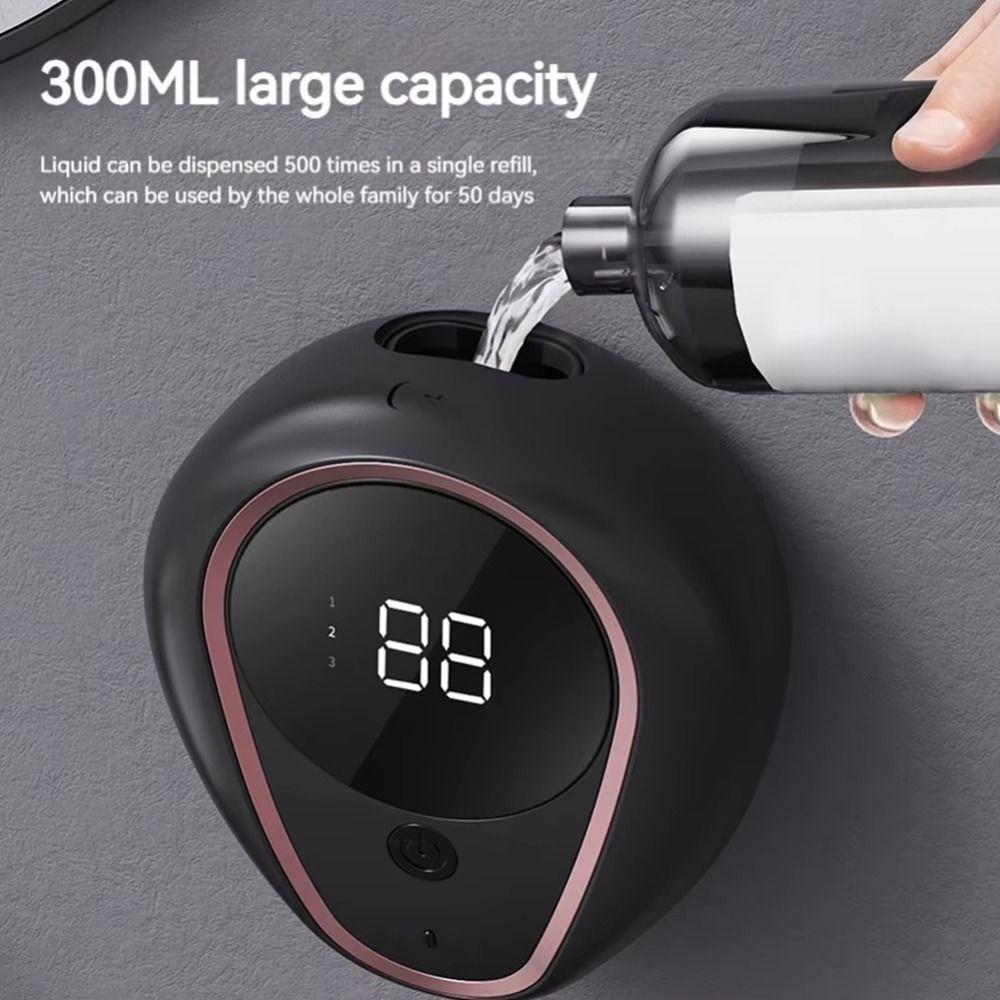IPX5 Waterproof Automatic Soap Dispenser Type-C Rechargeable Smart Soap Dispenser Home Use
