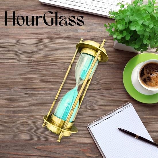 13,97 см Латунный компас Песочные часы Морской Морской Песочные часы Настольные часы Песочные часы Декоративные песочные часы Лучшее для подарков