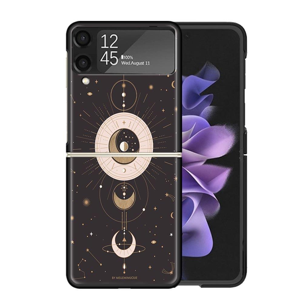 

Moon Mystery Totem Witche Cases For Samsung Galaxy Z Flip 4 5 6 7 3 Z Flip7 Flip6 Flip4 Flip5 Flip3 5G Hard Shockproof Fundas Co Samsung Z Flip 7