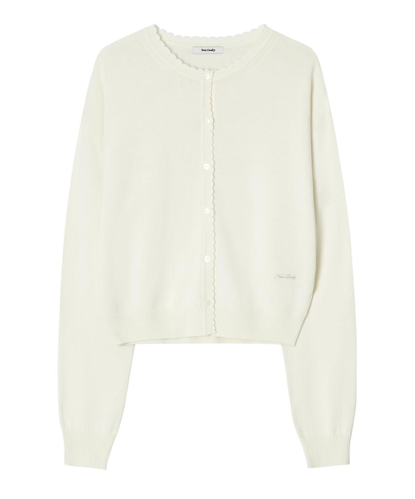 Nyuluki Base Loose Fit Cardigan_Ivory
