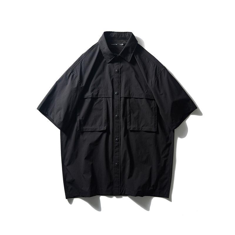 Export Export Tail Single Cut Label Japanese Style Outdoor Quick-Drying Workwear Shirt than Men's Short-Sleeved Summer Mountain Shirt Coat