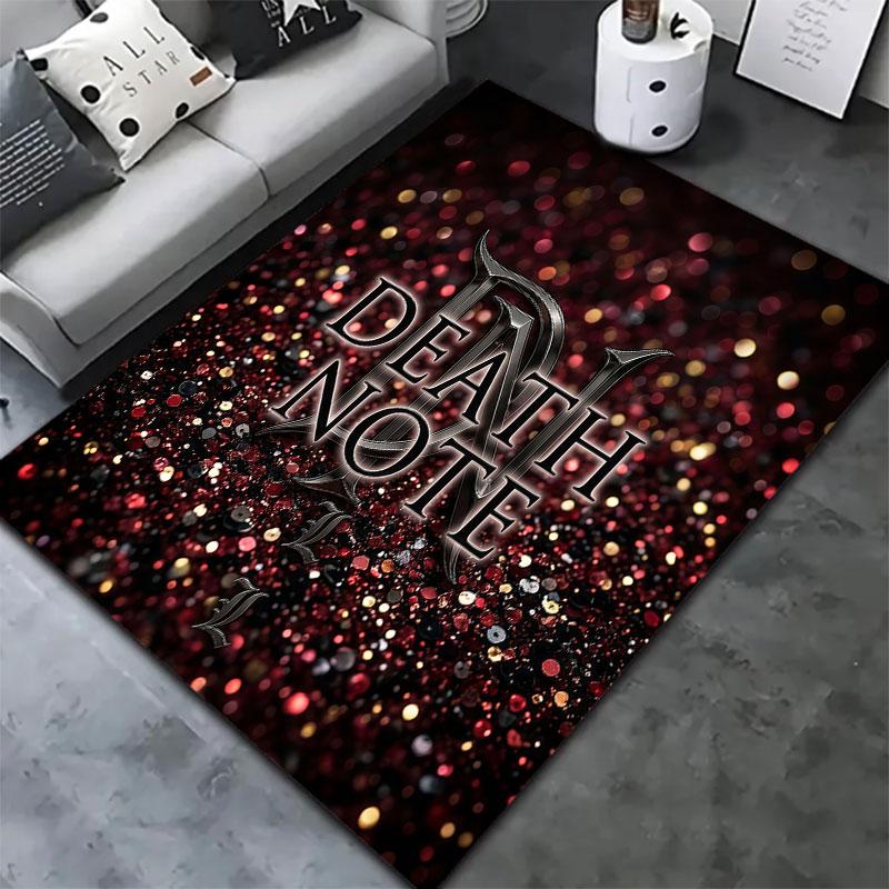 Death Note Carpet Rug For Living Room Bedroom Home Sofa Decoration Kids Play Nonslip Floor Mat