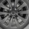 22Inch Car Styling Wheel Hub Center Cap Decoration For Tesla Model X Auto Tire Center Cover Badge Decal Accessories