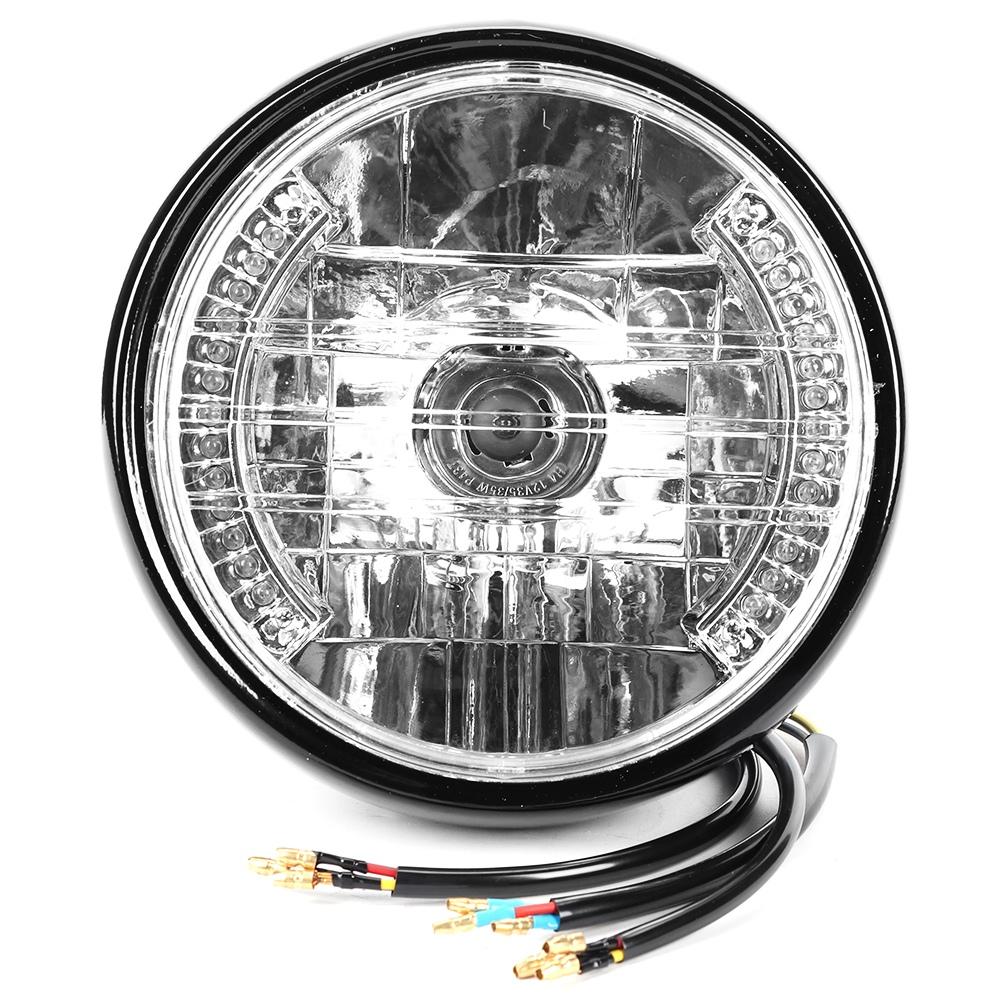7 H4 Motorcycle Hdlight Flasher LED Front Turn Signal Light Lamp