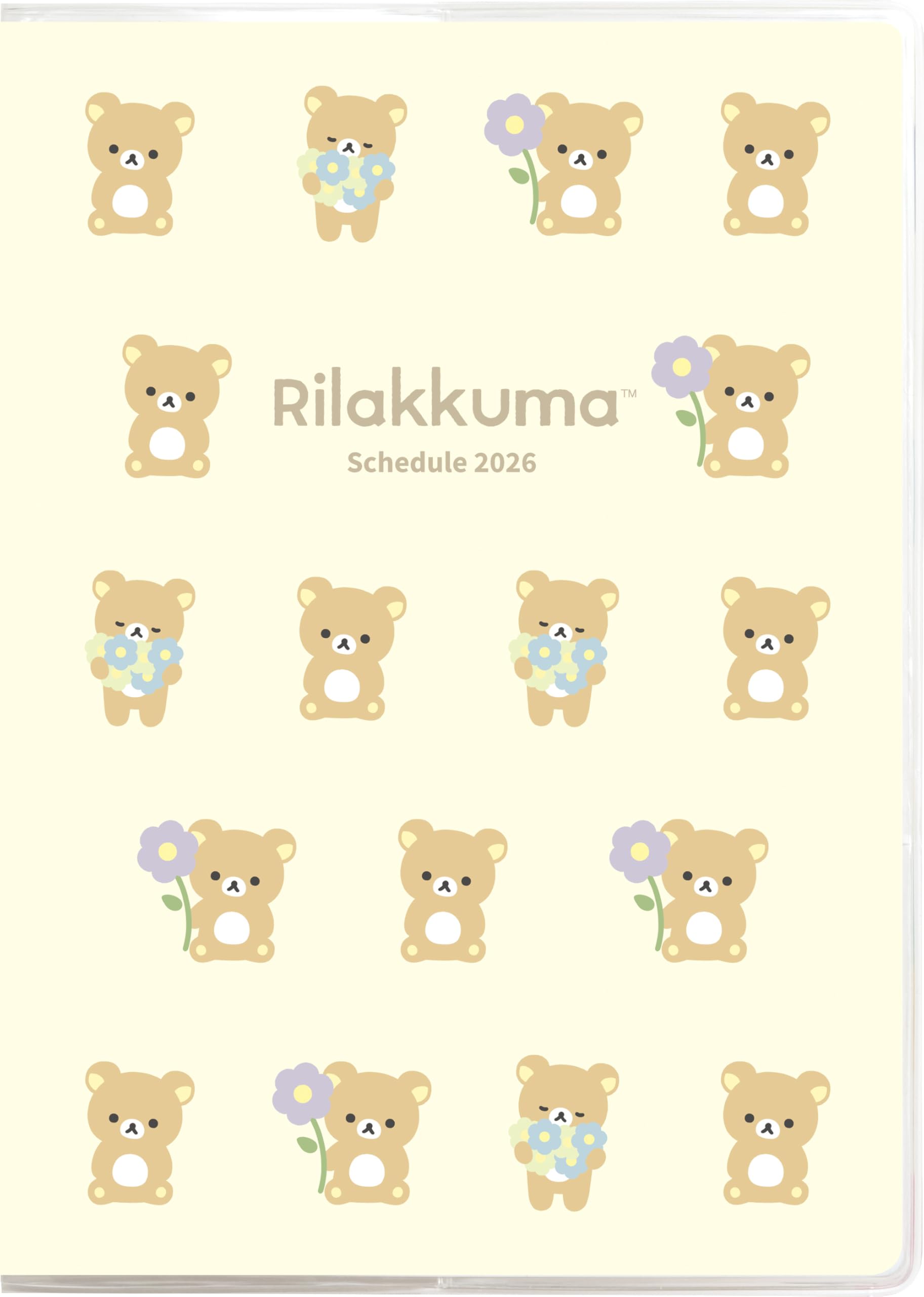 

Rilakkuma 2026 Ежемесячный ME67401 San-X Планер, A5, Сшитый, Указатель,