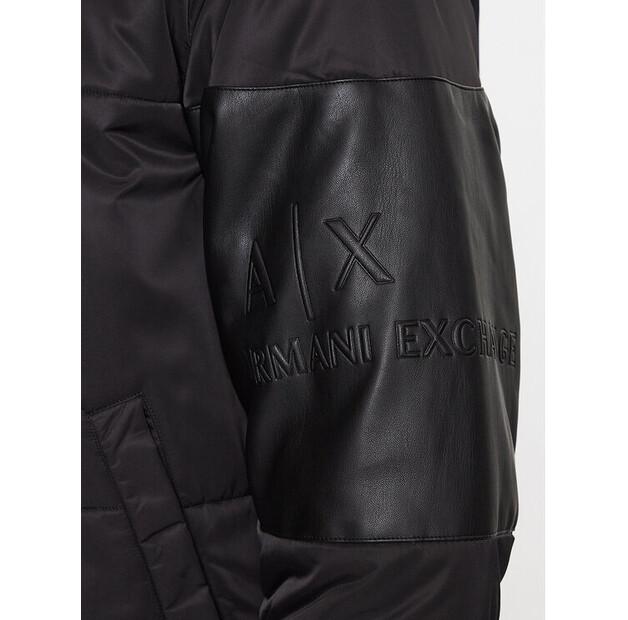 Zimní bunda Armani Exchange 6RZB13 ZNJ7Z 1200, černá, volného střihu
