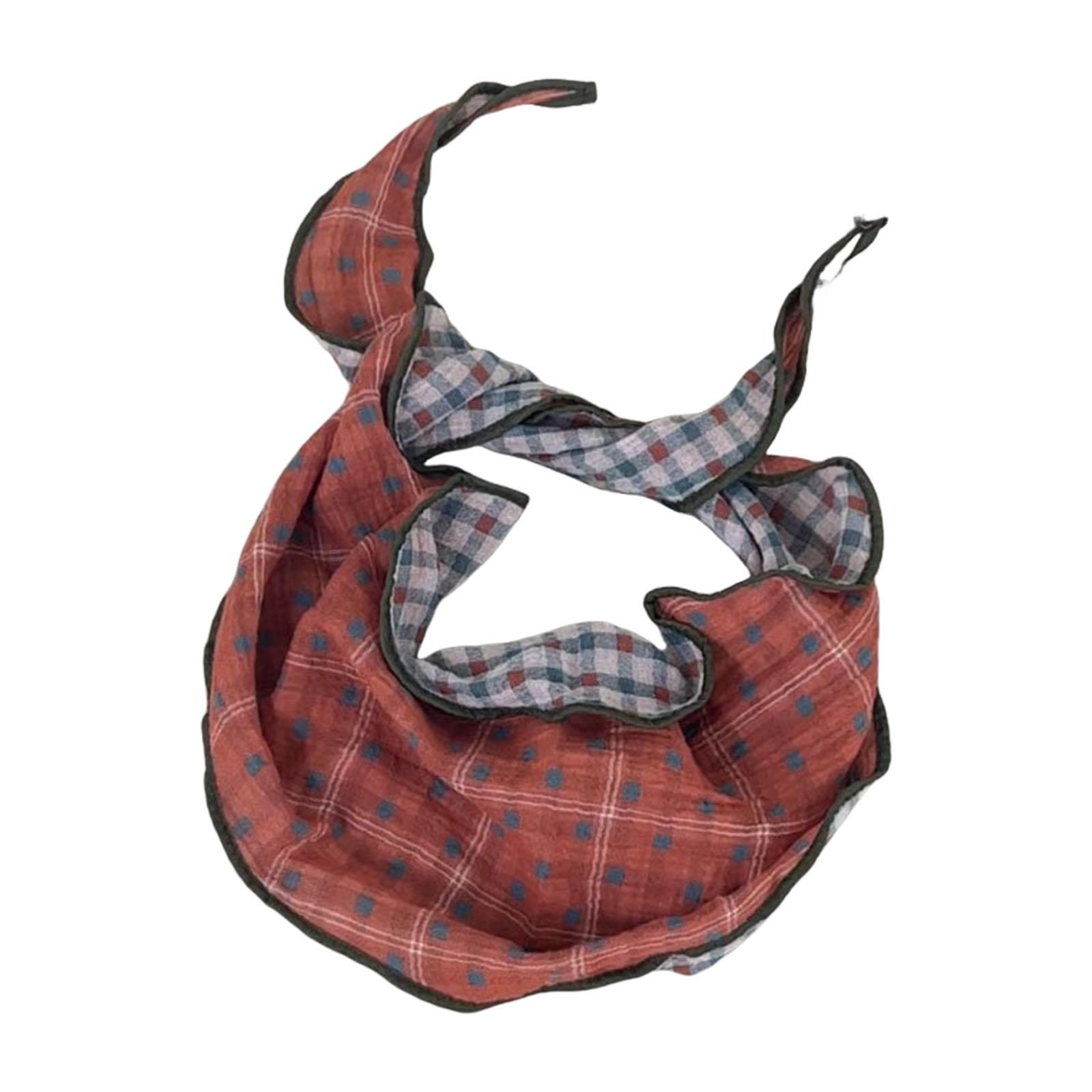 

Хлопковый шарф в клетку с корейским мотивом, двусторонний, тонкий, дышащий, унисекс, для повседневной носки, офиса и вечеринки 4