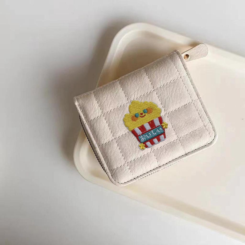 Na Yang Self-Adhesive Embroidered Patches: Milk Tea, Ice Cream, Popcorn Design Clothing Accessories