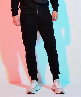 USPOLOASSN Cotton Blend Brushed Jogger Pants_Black