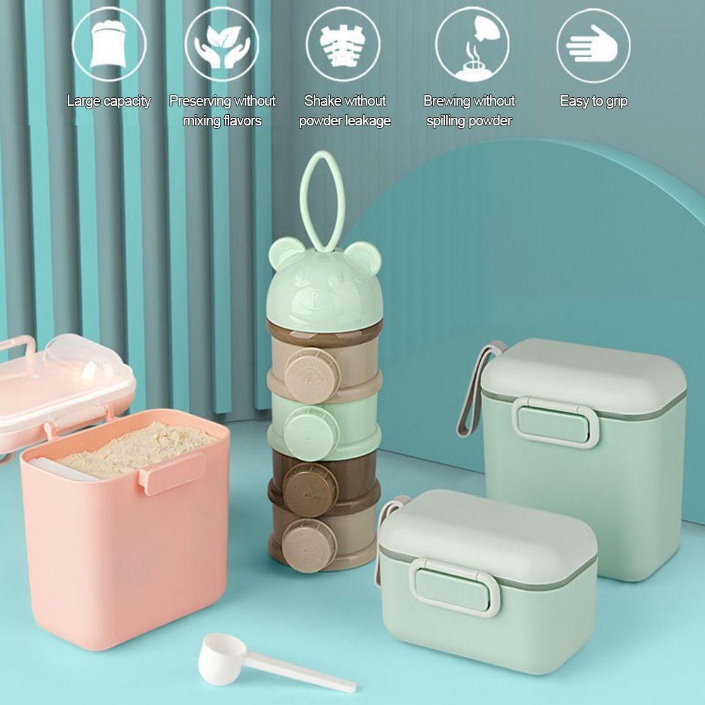 Dust-Proof Snacks Container PP Formula Dispenser Container Milk Powder Storage Box  Baby Feeding