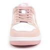 moz U Combination White and Size Women's Low-Top Sneakers, Colors, Pink, 24.5cm