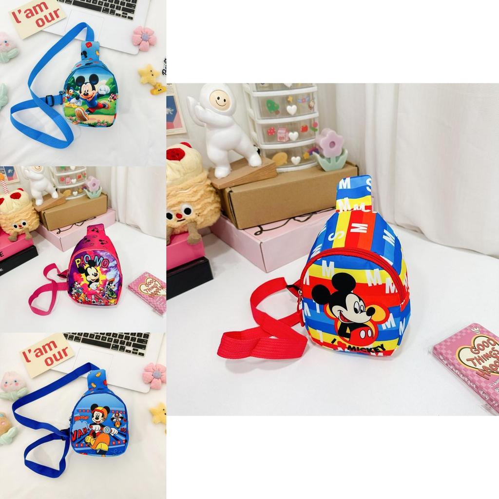 Mickey Donald Duck Cartoon Kids Coin Purse With Polyester Interior For Daily Use