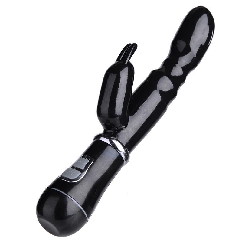 Women's Dual-Headed Rabbit Vibrator Massage Device