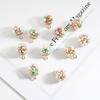 10Pcs Transparent Glass Ball Charm Pendant for Bracelet Necklace Jewelry Making DIY Earring