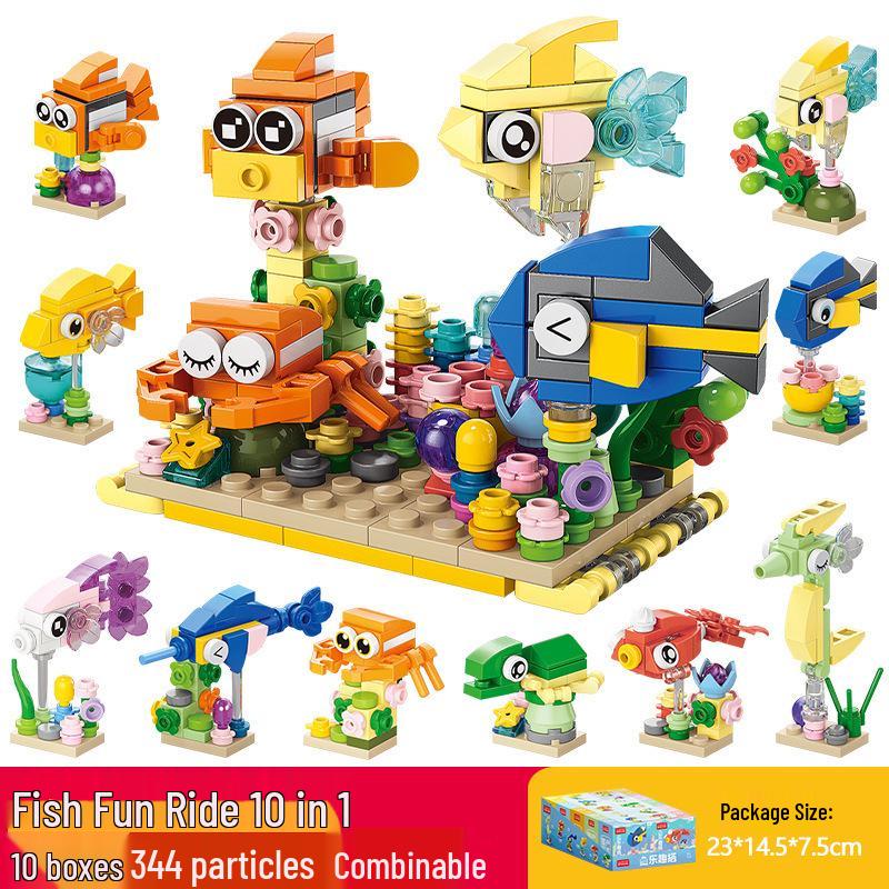 Lele Brothers Educational Flying Bird Building Blocks Set for Kids