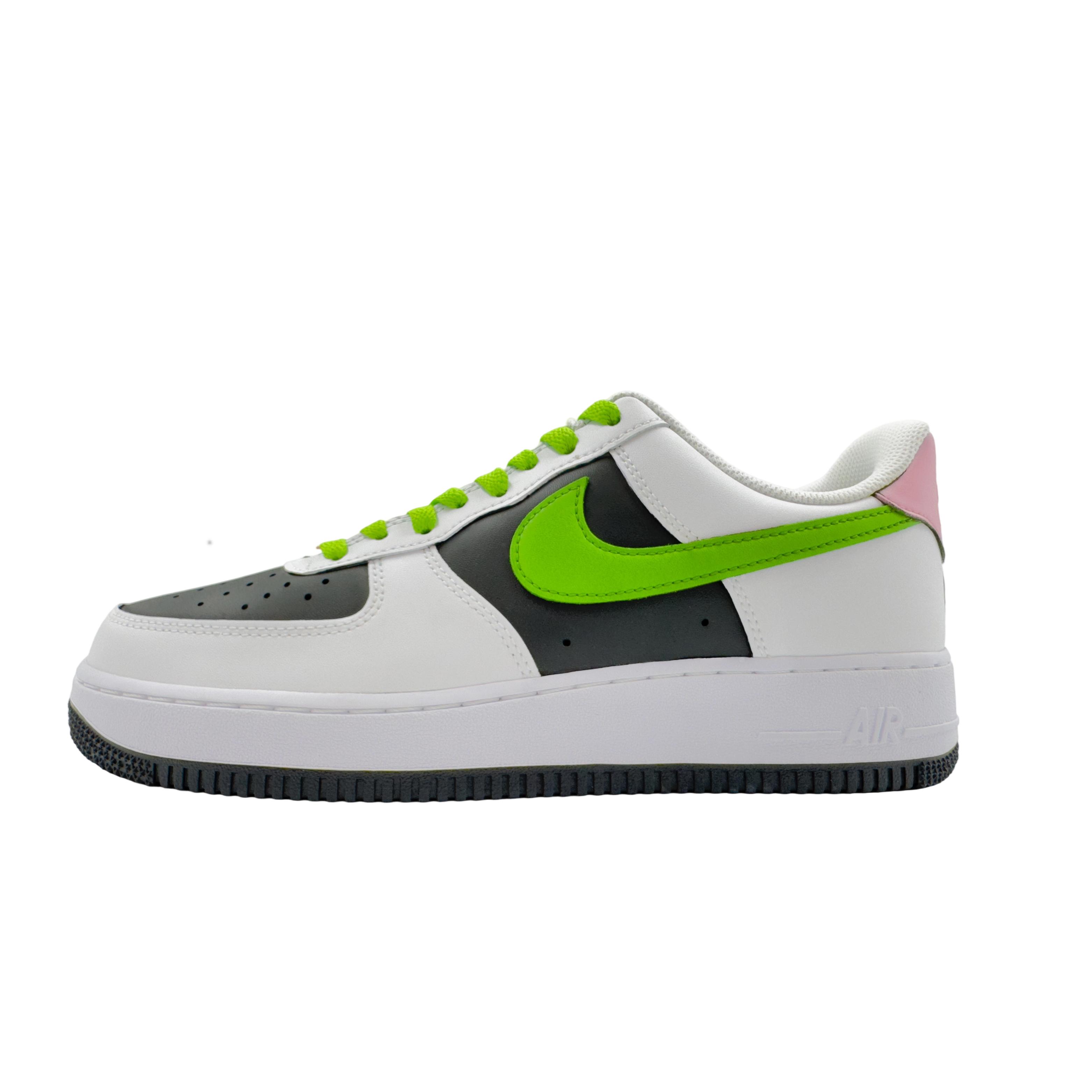 

Nike Air Force 1 Low top Skateboard Shoes Unisex Black White Green FQ4296-101(Team1189-) 42.5