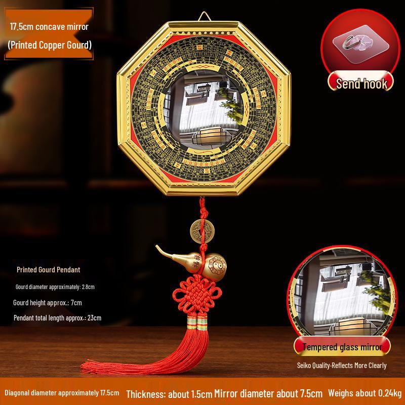 Wypukłe lustro Bagua Tai Chi do dekoracji domu i sklepu