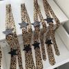 Spicy Girl Leopard Print Scarf Star Scarf Hairband Retro Polka Dot Waist Belt  Daily Wear