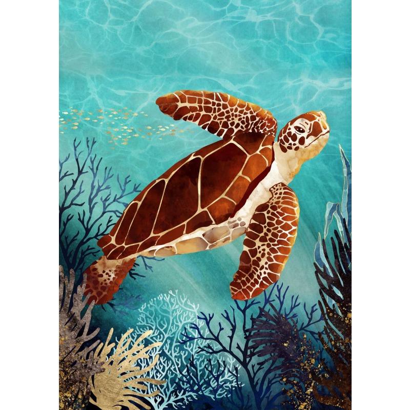 Abstract Marine Life Whale Octopus Canvas Painting Ocean Animals Prints Posters Wall Art Picture Living Room Home Decor No Frame