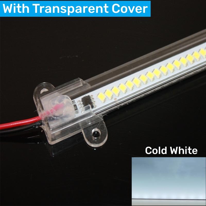 20/30/50cm AC220V LED Bar Lampe SMD2835 144LEDs/m Starre Streifenleuchte für Aluminiumprofil Unter Schrank Garderobe Schrank Röhrenleuchte