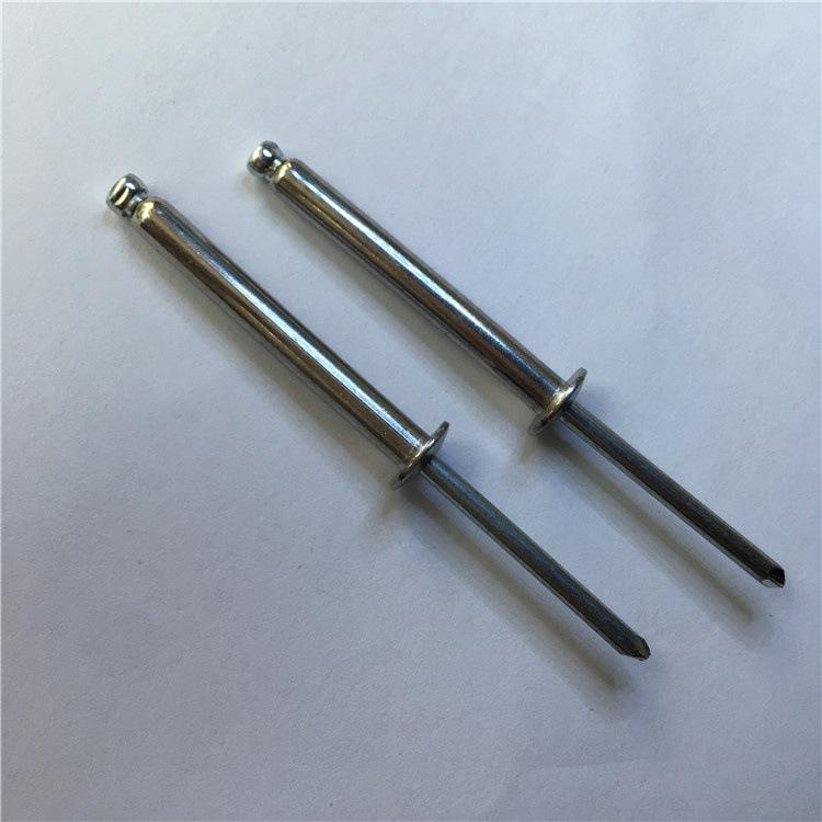 High-Strength 304 Stainless Steel Open-End Round Head Rivet Nut