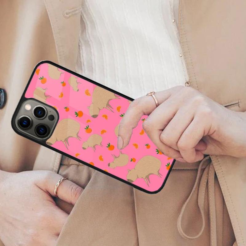 Bathing Capybara Pattern Magnetic Phone Case For APPLE iPhone 17 Air 16 14 13 12 Pro Max 15 Plus Wireless Charge MagSafe Cover