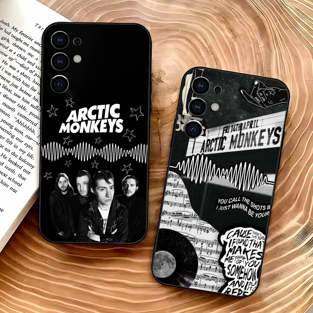 A-Arctic M-Monkeys Band Telefoonhoesje Voor Samsung S25,S24,S21,S22,S23,S30,Ultra,S20,Plus,Fe,Lite,Zwart Zacht Hoesje