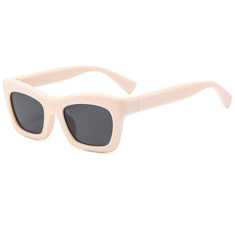 

1Pc Fashionable Cat-Eye Small-Frame Sunglasses, Cool and Stylish, Unisex, Uv Protection, for Daily Outings and Partying