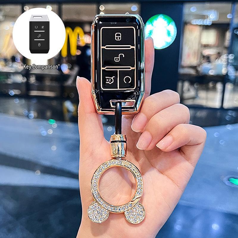 BYD Qin Fuel E1/E3, Old E2 Yuan Pro, New Energy High-End S2 Car Key Cover