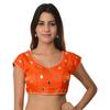Women's Silk Blend Ethnic Blouse Indian Pakistani Wedding Party Wear Choli Dress