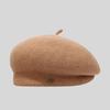 Young Ladies Casual Autumn Winter Stylish Solid Wool Berets Cap Warm Women's Beret for Daily Use