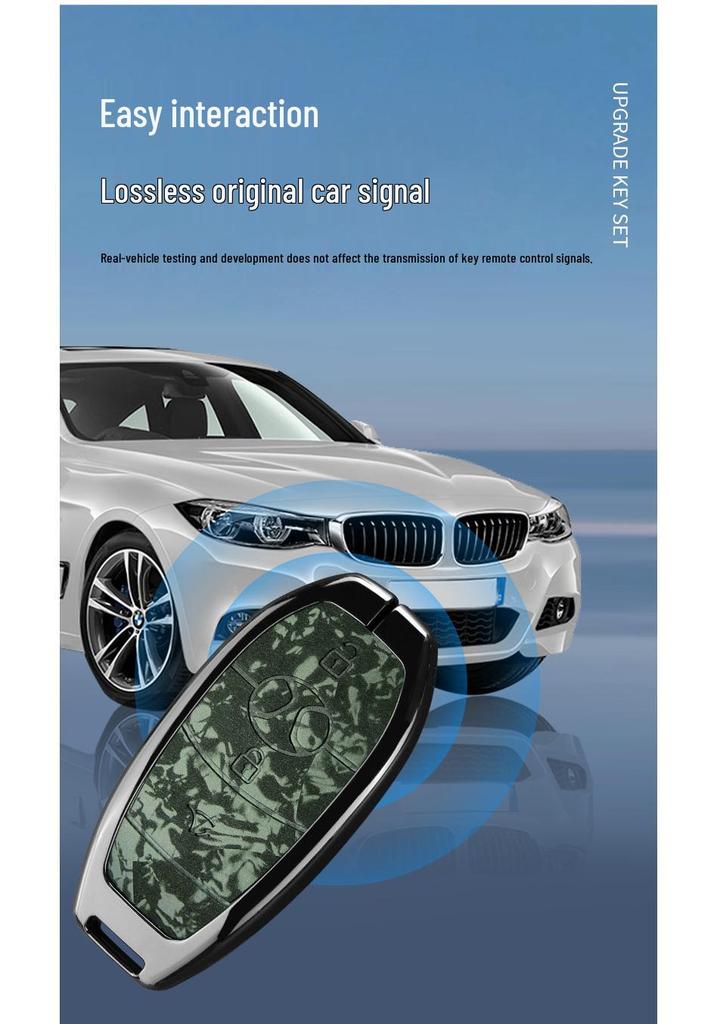 BAIC Senova D50 Key Case: Compatible with Beijing U7/EX5/X3 Metal Protective Shell LITE-R300