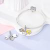 New 925 Silver Color Family Brothers and Sisters Charms Beads Fit Qikaola 925 Bracelets Fine DIY Birthday Jewelry