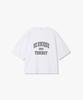 STUDIO TOMBOY Vintage Lettering Graphic Short Sleeve T-Shirt_White 9176222990