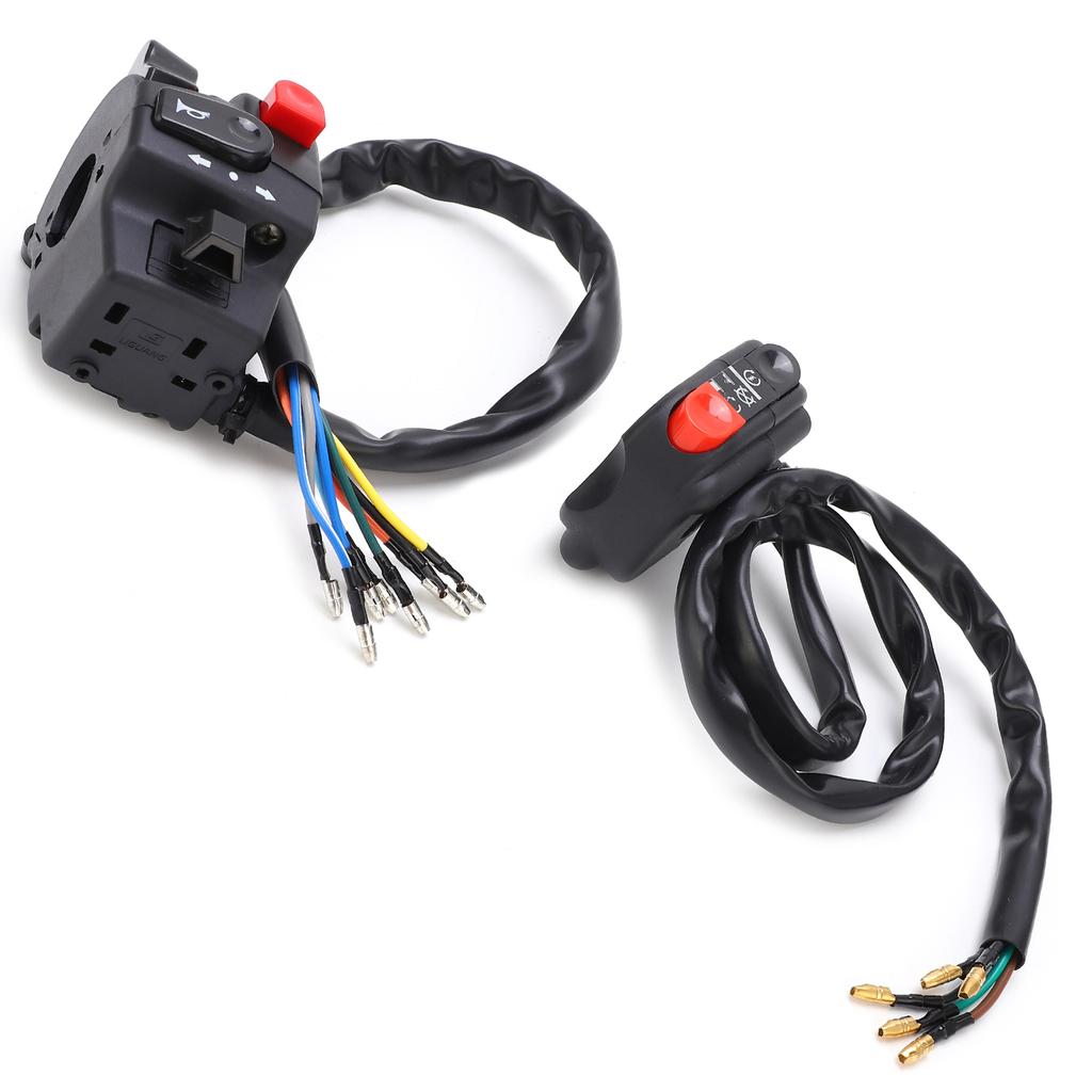 7 8in Handlebar Switch 12V Motorcycle Headlight Fog Lamp ON OFF Control Waterproof Replacement for Yamaha SR400