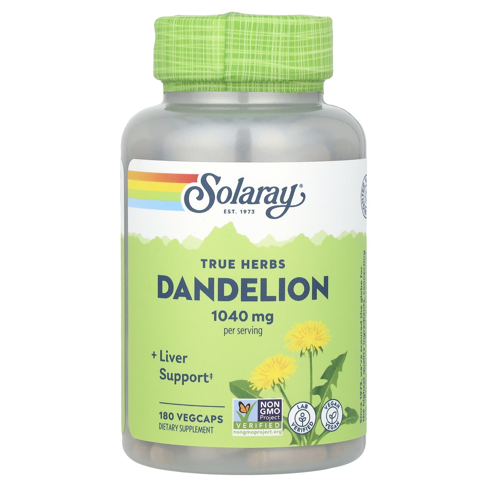 

Dandelion, 1,040Mg, 180 Veggie Caps (520Mg per Capsule)